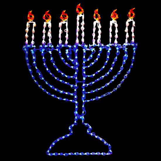 Picture of Hanukkah LED Menorah Candle