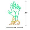 Picture of Halloween LED Zombie Hand 36"