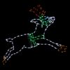 Picture of Reindeer Leaping LED 54"