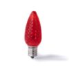 Picture of C9 LED Bulb - Red Transparent