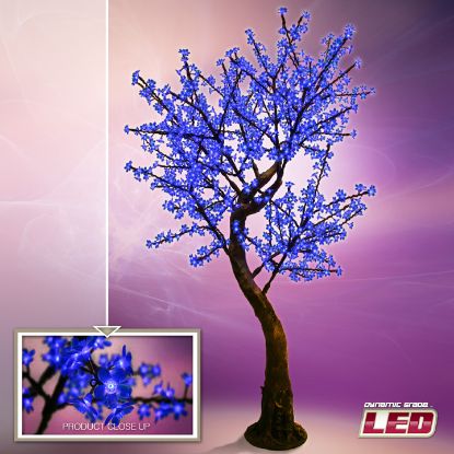 Picture of 7' LED Cherry Blossom Tree - Blue