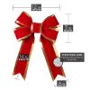 Picture of 12" Red Bow with Gold Trim