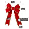 Picture of 18" Red Bow with Gold Trim 