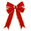 Picture of 24" Red Bow with Gold Trim 