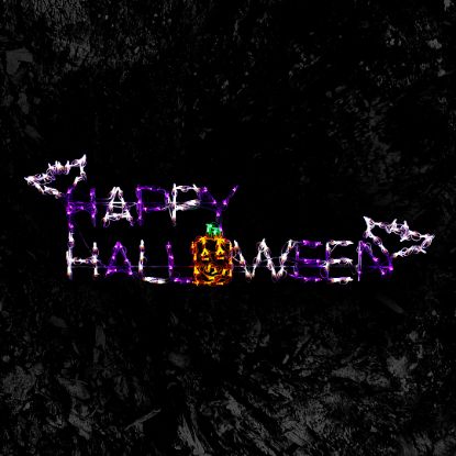 Picture of LED Halloween Sign Happy Halloween 57"