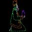 Picture of Nativity Wiseman Kneeling  LED 55"