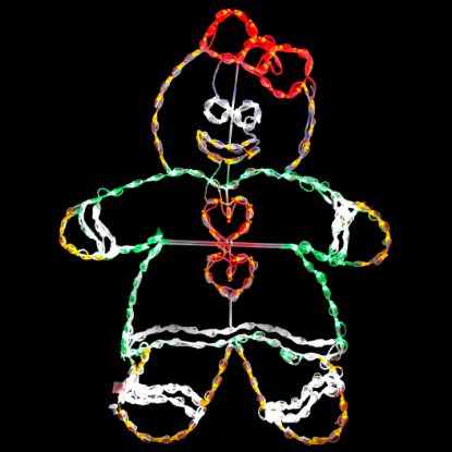 Picture of Gingerbread Girl LED 53"