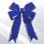 36" Blue Bow with Silver Trim Picture of 36" Blue Bow with Silver Trim