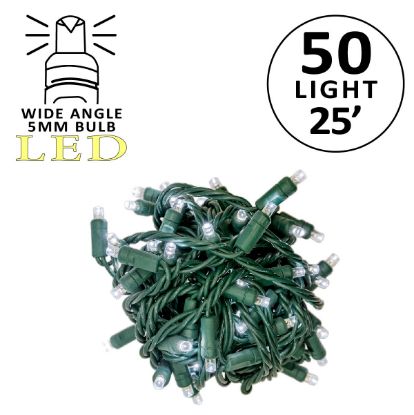 Picture of 5MM 50L 6" Spacing LED Pure White Gr Cord