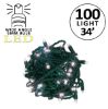 Picture of 5MM 100L Utility Grade 4" Spacing LED Pure White Gr Cord