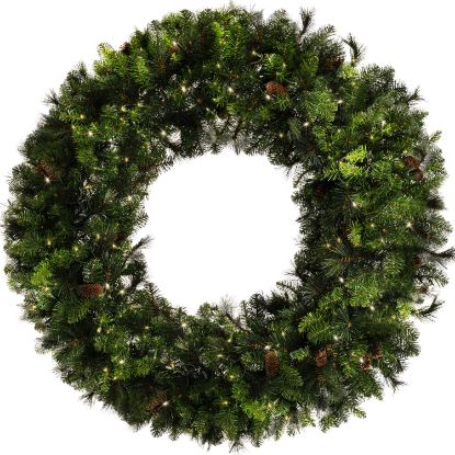 Picture of 60" Mixed Noble Wreath Classic White LED 5MM