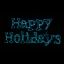 Picture of Sign Dynamic RGB LED Happy Holidays 18'