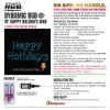 Picture of Sign Dynamic RGB LED Happy Holidays 18'