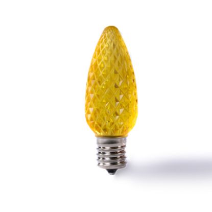 Picture of C9 LED Bulb - Yellow Transparent