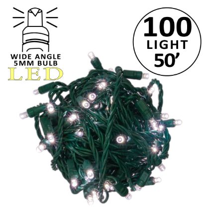 Picture of 5MM 100L Utility Grade 6" Spacing LED Pure White Gr Cord