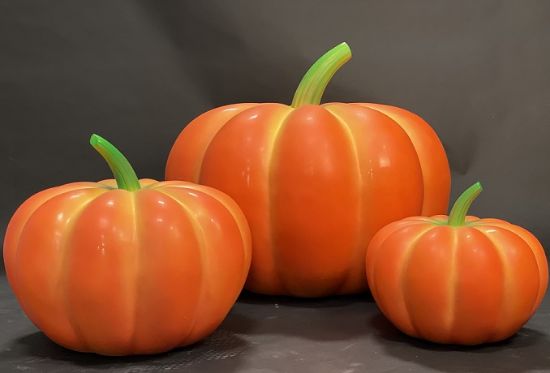 Picture of Reinforced Fiberglass Halloween Pumpkin 36"