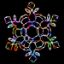 Picture of Dynamic RGBWW Snowflake Hexagonal 30"
