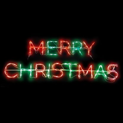 Picture of Sign LED Merry Christmas 44"