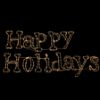 Picture of Sign Dynamic RGBWW LED Happy Holidays 18'