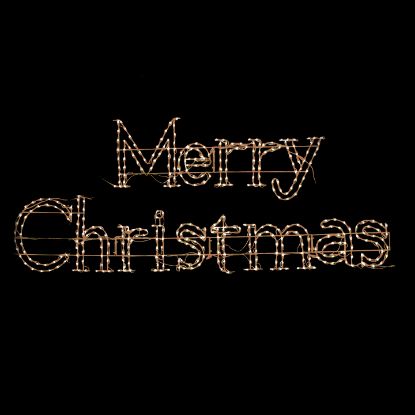 Picture of Sign Dynamic RGBWW LED Merry Christmas 18'