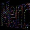 Picture of Sign Dynamic RGBWW LED Merry Christmas 36" Tall