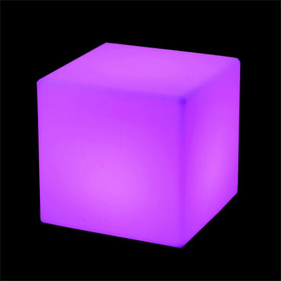 Picture of Dynamic Illumination RGB LED Cube color changing 24"