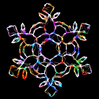 Picture of Dynamic RGB Snowflake Hexagonal 30"