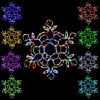 Picture of Dynamic RGB Snowflake Hexagonal 30"