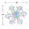 Picture of Dynamic RGB Snowflake Dendrite 48"