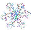 Picture of Dynamic RGB Snowflake Dendrite 48"