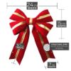 Picture of 24" Red Bow w/Gold Center Stripe