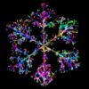 Picture of Dynamic RGB LED Sparkler Snowflake 48"