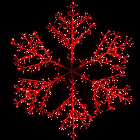 Picture of Dynamic RGB LED Sparkler Snowflake 60"