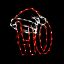 Picture of Sign LED HO HO with Santa Hat 22"