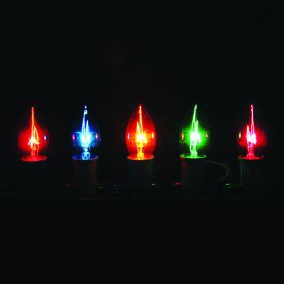 Picture of C9 LED Bulbs - Multi Transparent, Smooth, Twinkle