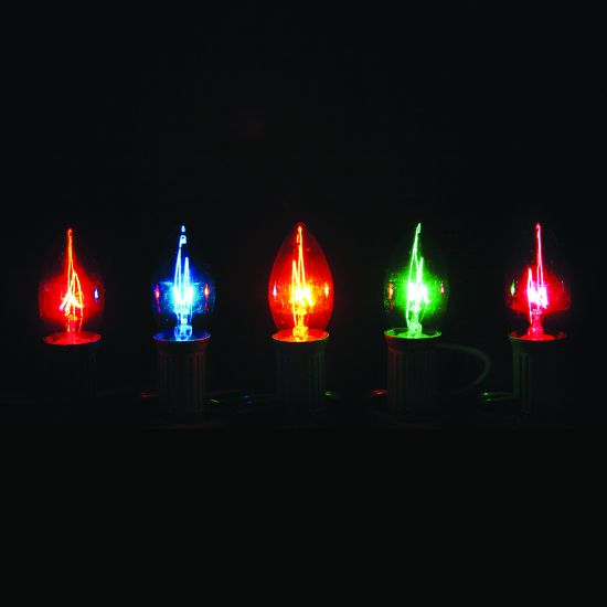 Picture of C9 LED Bulbs - Multi Transparent, Smooth, Twinkle