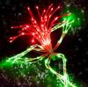 Picture of 24" Christmas LED Spritzer Dual Tone Red and Green