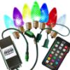 Picture of Dynamic RGB Transparent Faceted C9 bulb Commercial Starter Kit