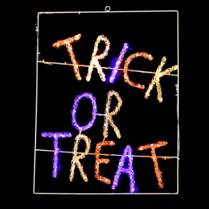 Picture of Halloween Sign Trick or Treat 20" Acrylic