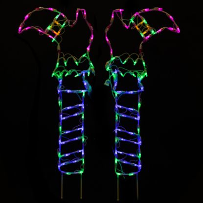 Picture of Halloween LED Witches Boots w/Yard Stakes 40 in.