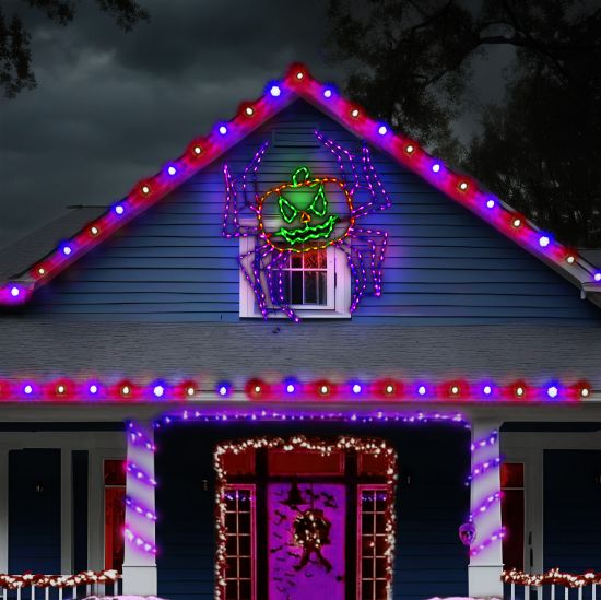 ECommerce Test - Halloween LED Animated Spider Pumpkin 60 in