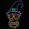 Picture of Halloween LED Witch Owl 45"