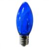 Picture of C9 LED U Filament Clear Bulbs Blue Transparent - Pack of 25