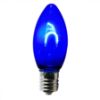 Picture of C9 LED U Filament Clear Bulbs Blue Transparent - Pack of 25