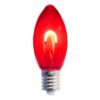 Picture of C9 LED U Filament Clear Bulbs Red Transparent - Pack of 25