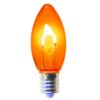 Picture of C9 LED U Filament Clear Bulbs Orange/Amber Transparent - Pack of 25