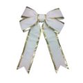 Picture of 18" Ivory Canvas Bow with Gold Trim