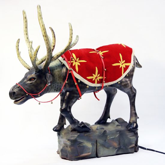 Picture of Silicone Animated Festive Reindeer w/Sound 72"