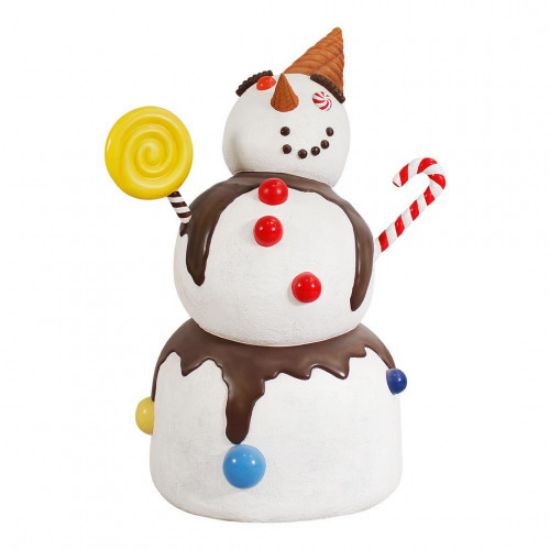 Picture of Reinforced Fiberglass Candy Snowman