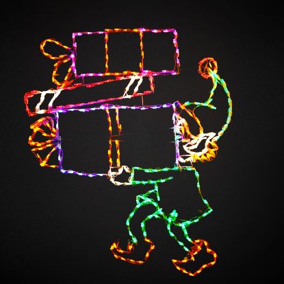 Picture of Elf Carrying Gifts LED 49"